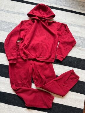 SKIMS | Tops | Skims Limitededition Barely Pink Heart Hoodie